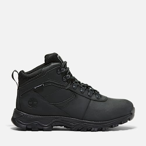 ■Timberland■ Men's Motion Scramble Waterproof Hiker Black Men's Motion Scramble Mid Lace-Up Waterproof Hiker