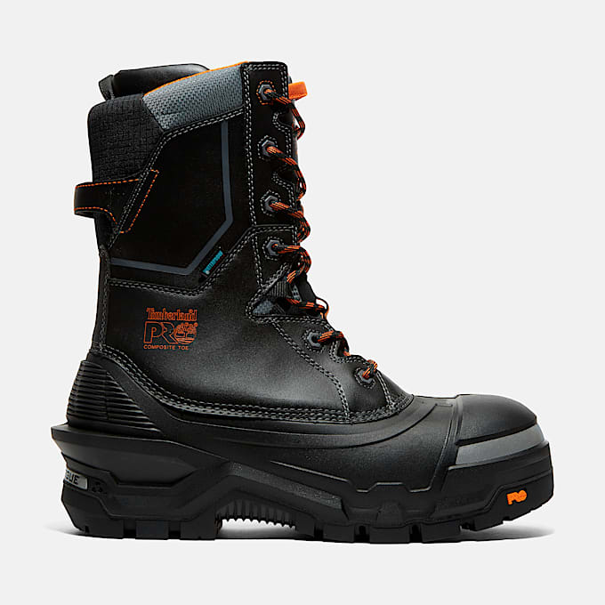 Mens Pac Max 10 Composite Toe Waterproof Winter Work Boot TBL BlackOrange HERO