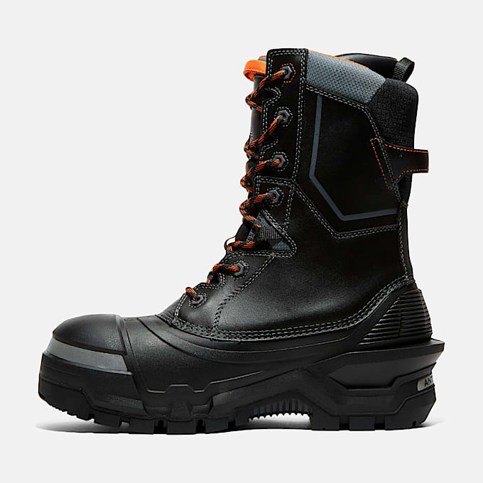 Mens Pac Max 10 Composite Toe Waterproof Winter Work Boot TBL BlackOrange ALT6