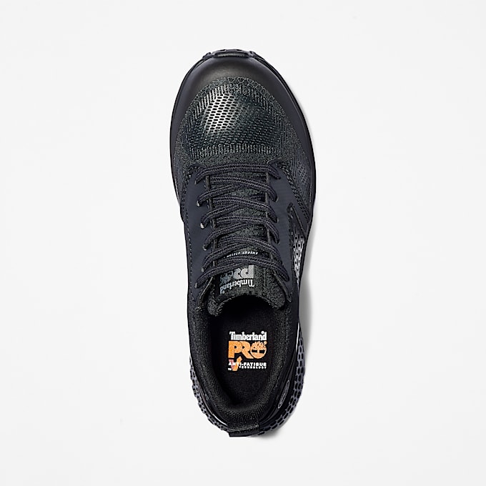 Womens Reaxion Composite Toe Work Sneaker TBL BlackGrey ALT2