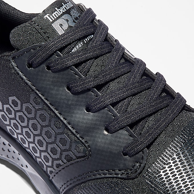 Womens Reaxion Composite Toe Work Sneaker TBL BlackGrey ALT6