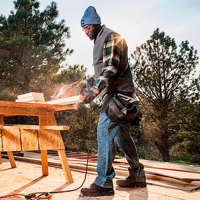 Mens Timberland PRO Gritman FleeceLined Canvas Vest TBL Pewter ALT11