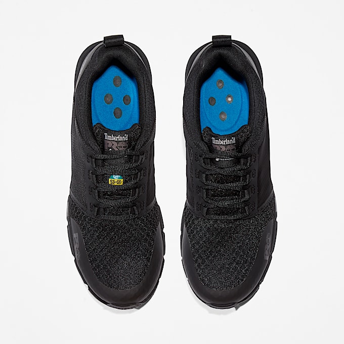 Mens Radius Composite Toe Work Sneaker TBL Black ALT2