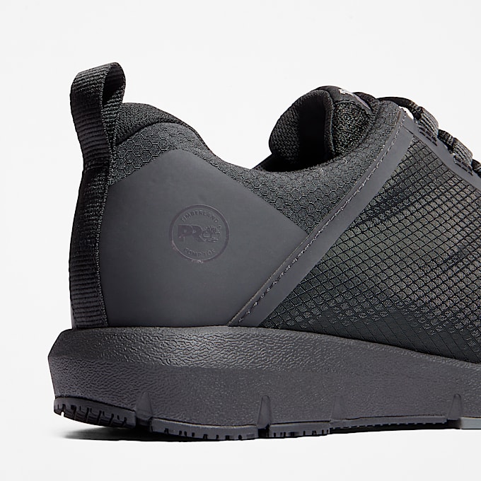 Mens Radius Composite Toe Work Sneaker TBL Black ALT7