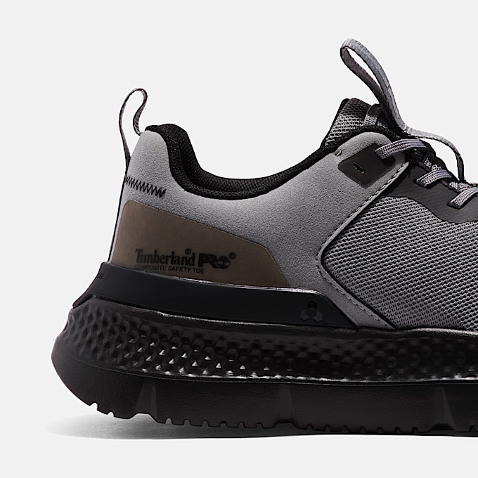 Mens Timberland PRO Setra CompToe Athletic Work Sneakers TBL GreyBlackOrange ALT7
