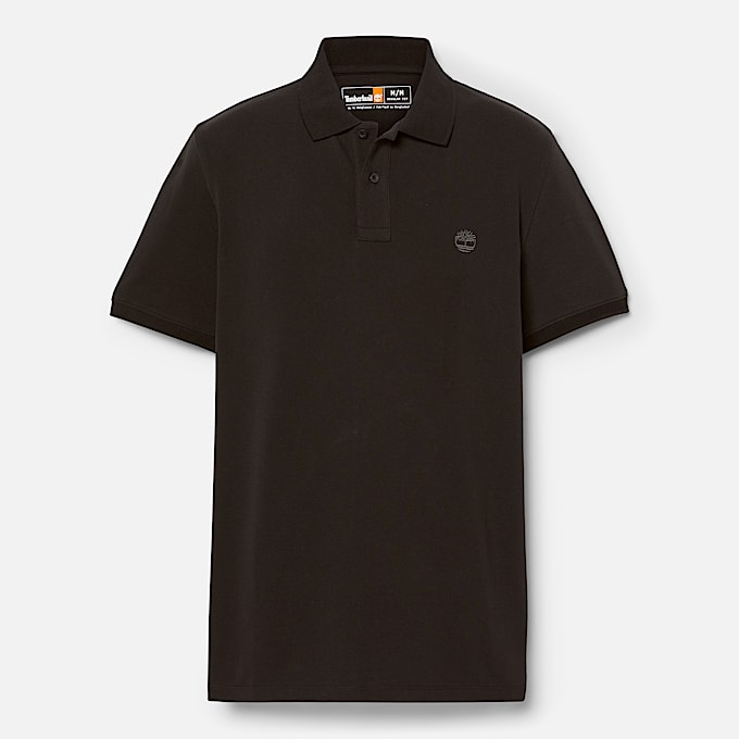 Mens Oyster River ShortSleeve Polo TBL BlackPavement ALT10