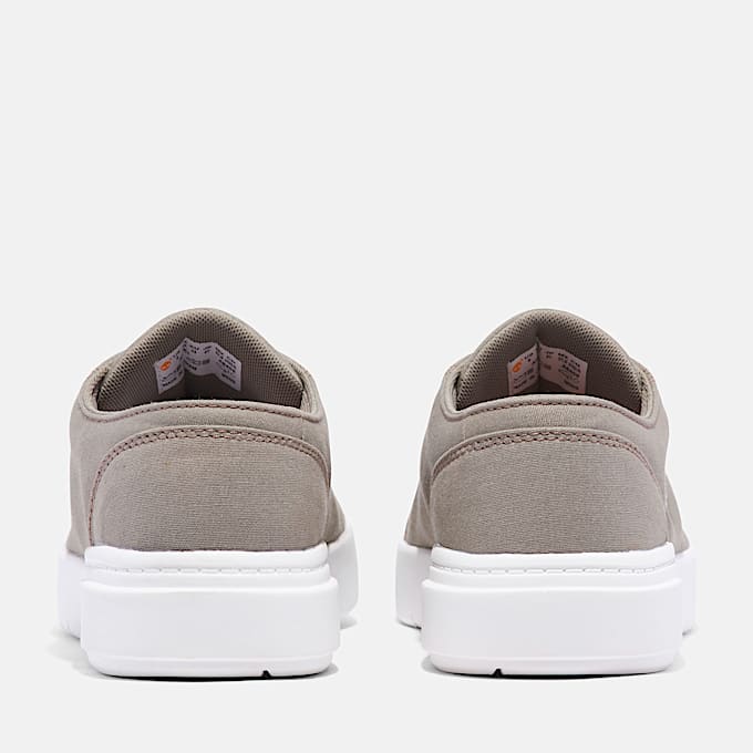 Mens Timberland Seneca Bay Sneaker TBL Light Taupe Canvas ALT5