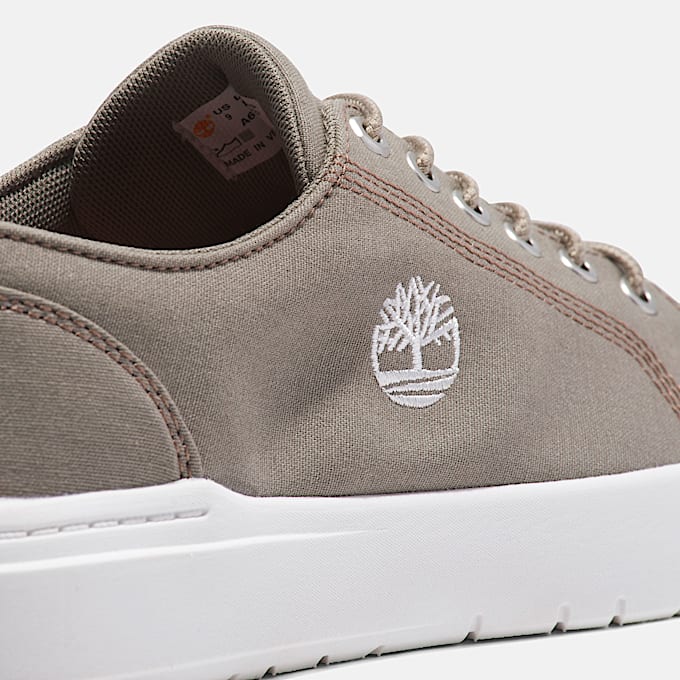 Mens Timberland Seneca Bay Sneaker TBL Light Taupe Canvas ALT7