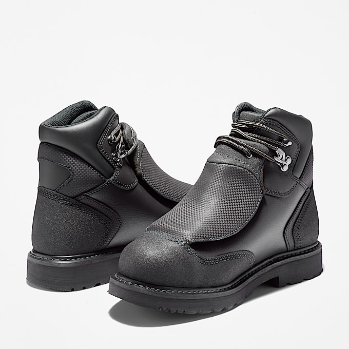 Mens Met Guard Steel Toe Work Boot TBL Black ALT5