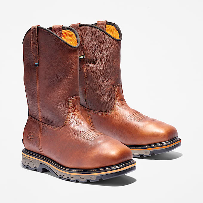 Mens True Grit Met Guard Composite Toe Waterproof Work Boot TBL Autumn Brown ALT4