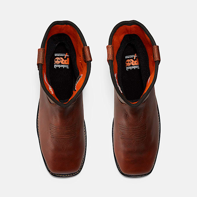 Mens True Grit Met Guard Composite Toe Waterproof Work Boot TBL Autumn Brown ALT2