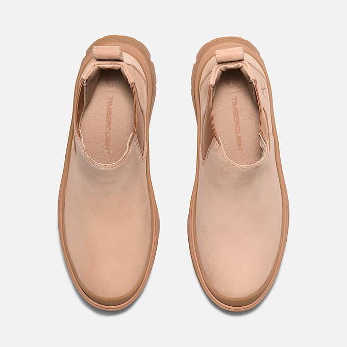 Womens Roxie Lane Mid Chelsea Boot TBL Light Beige Nubuck ALT2