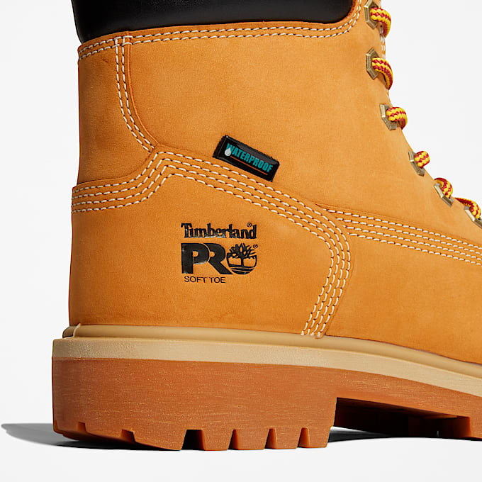 Womens Direct Attach 6 Waterproof Work Boot TBL Wheat ALT7