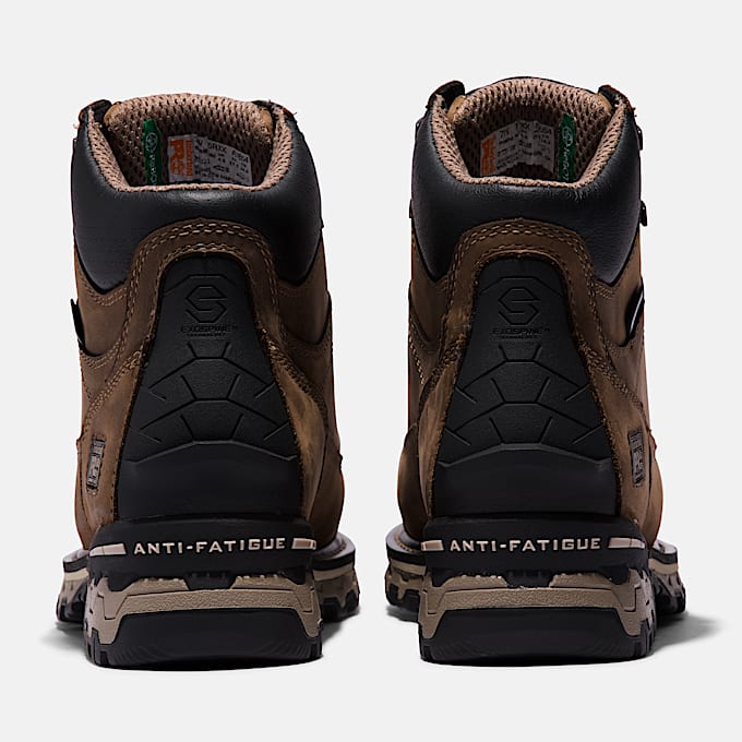 Womens Timberland PRO Boondock 6 Waterproof CompToe Work Boot TBL Turkish Coffee Brown ALT5