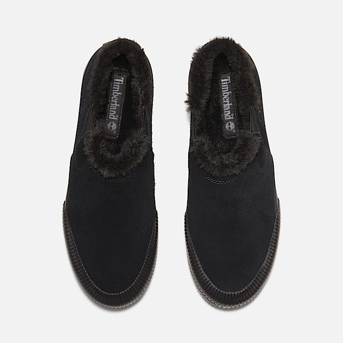 Womens Skyla Bay 20 Warm Lined Sneaker TBL Black Suede ALT2