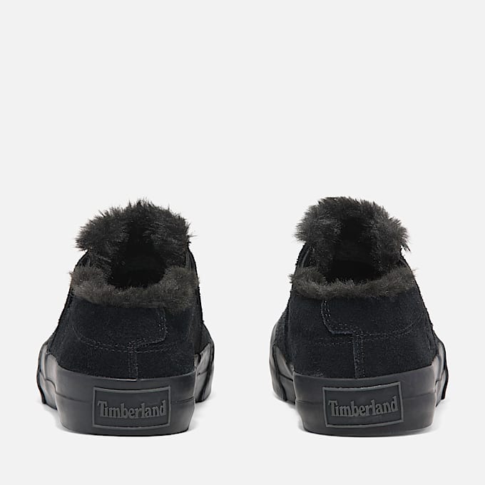 Womens Skyla Bay 20 Warm Lined Sneaker TBL Black Suede ALT5