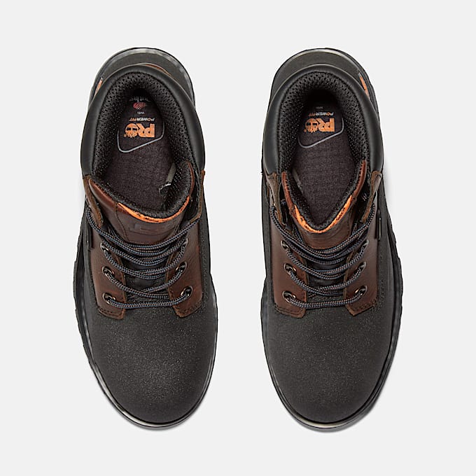 Mens PowerWelt 6 Steel Toe Waterproof Work Boot TBL Brown ALT2