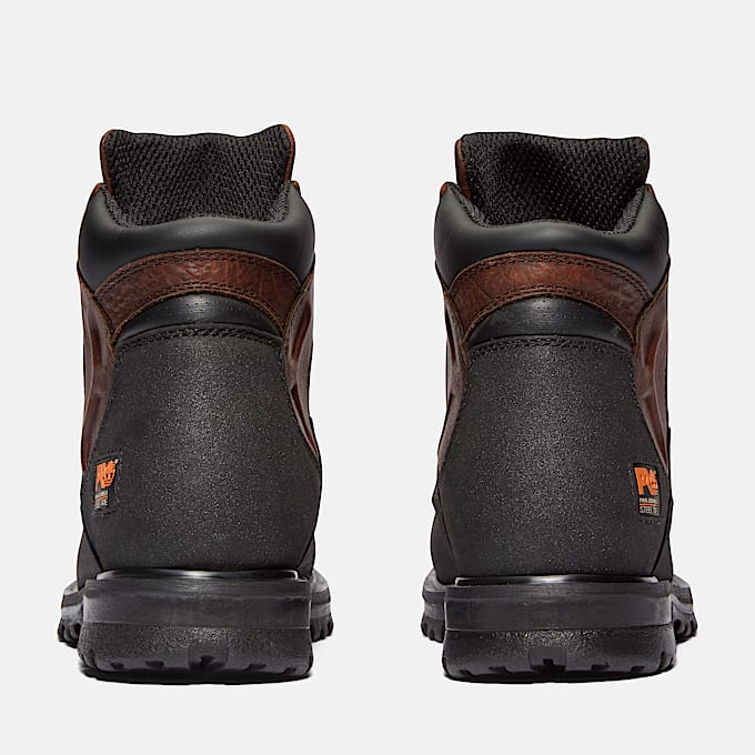 Mens PowerWelt 6 Steel Toe Waterproof Work Boot TBL Brown ALT5