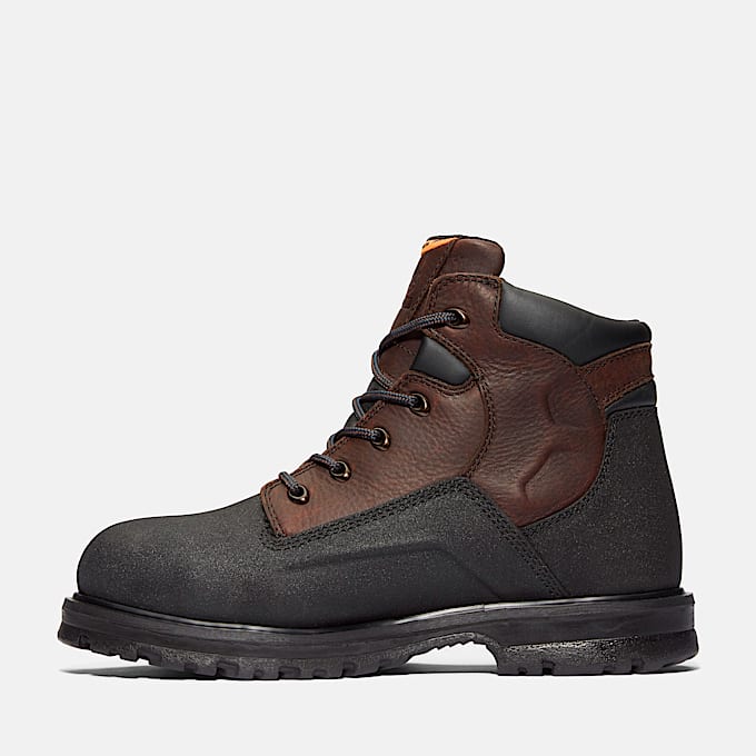 Mens PowerWelt 6 Steel Toe Waterproof Work Boot TBL Brown ALT6