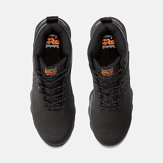 Mens Timberland PRO Ridgework Waterproof CompToe Work Boot TBL Black ALT2