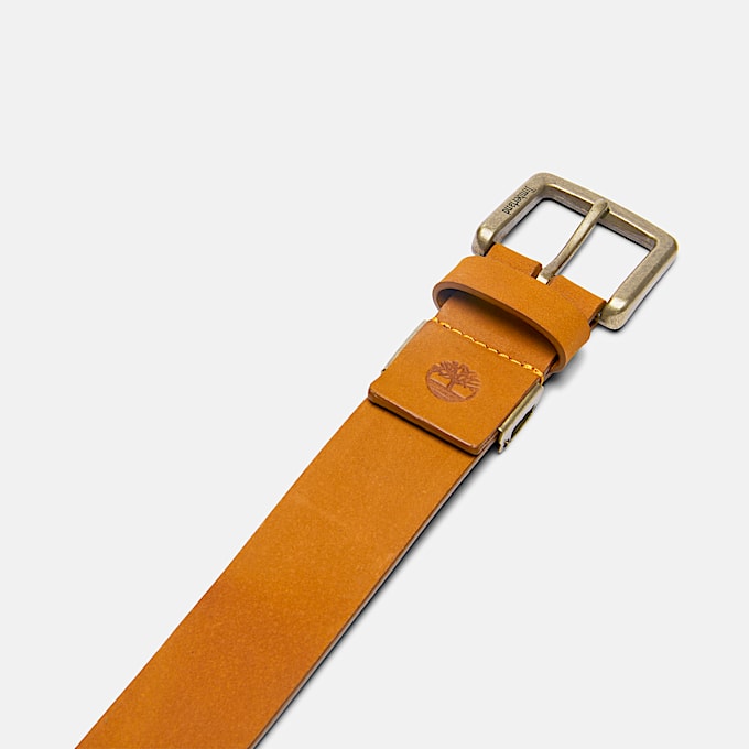 Cinturn de piel para hombre Brookton de 40 mm cortable a medida TBL Trigo ALT1