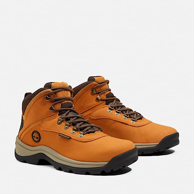 Mens White Ledge Waterproof Hiking Boot TBL Wheat ALT4
