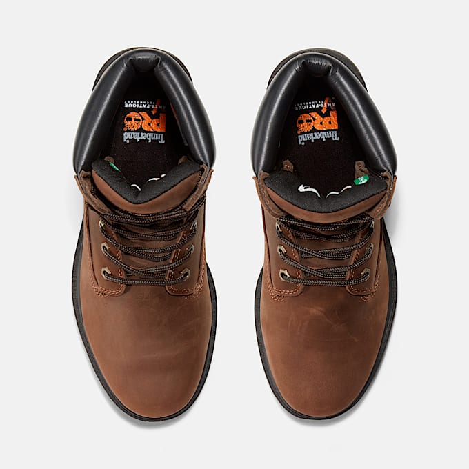 Mens Direct Attach 8 Soft Toe Waterproof Insulated Work Boot TBL Brown ALT2