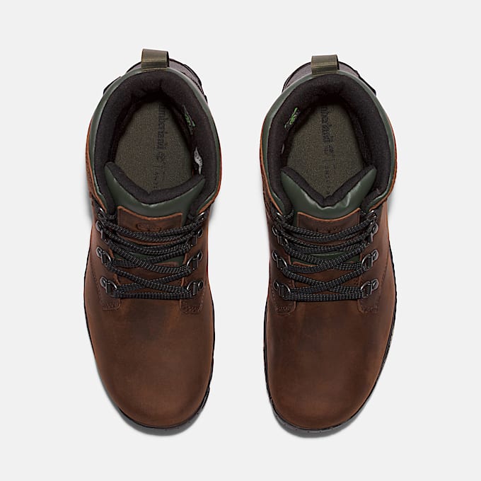 Botas Chillberg Waterproof Insulated Mid para hombre TBL Piel Grano Completo Marrn Oscuro ALT2