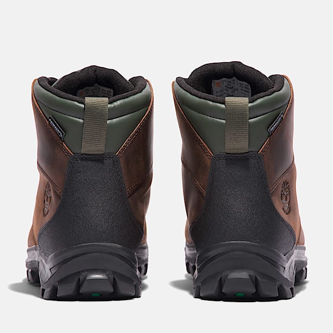 Botas Chillberg Waterproof Insulated Mid para hombre TBL Piel Grano Completo Marrn Oscuro ALT5