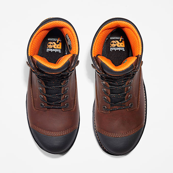 Mens Boondock 8 Composite Toe Waterproof Work Boot TBL Brown ALT2