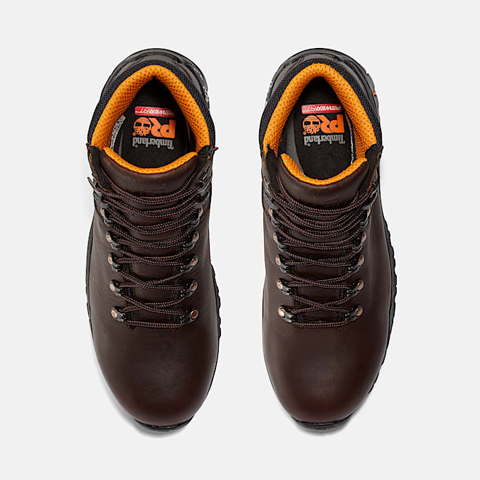 Mens TiTAN Alloy Toe Waterproof Work Boot TBL Brown ALT2