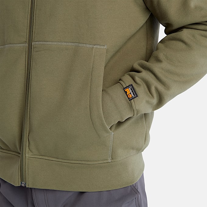 Mens Timberland PRO Hood Honcho Sport ZipFront Hoodie TBL Olive Night ALT4
