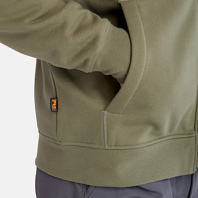 Mens Timberland PRO Hood Honcho Sport ZipFront Hoodie TBL Olive Night ALT3