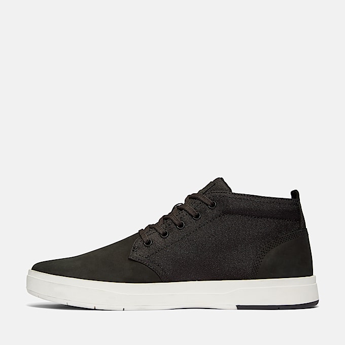Chukka Davis Square pour hommes TBL Nubuck noir ALT6