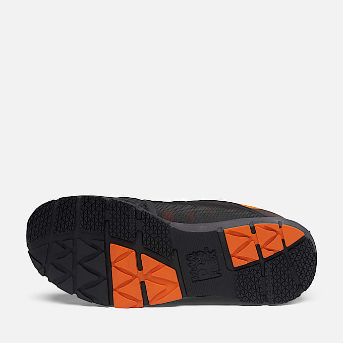 Chaussure de travail Timberland PRO Radius embout en composite pour hommes TBL NoirOrange ALT3