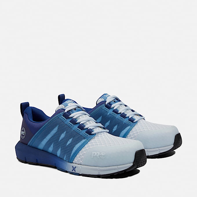 Womens Radius Composite Toe Work Sneaker TBL Ice Blue ALT4