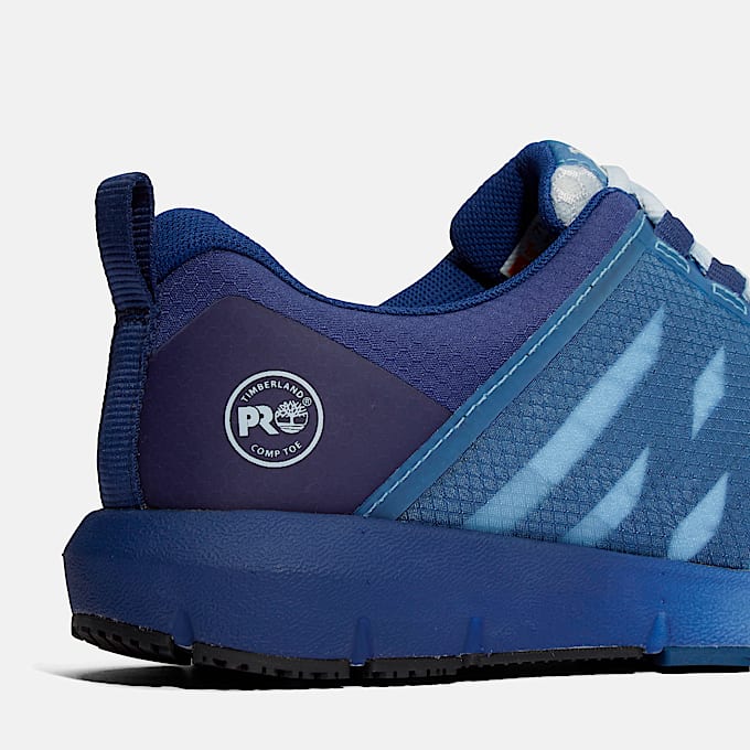 Womens Radius Composite Toe Work Sneaker TBL Ice Blue ALT7