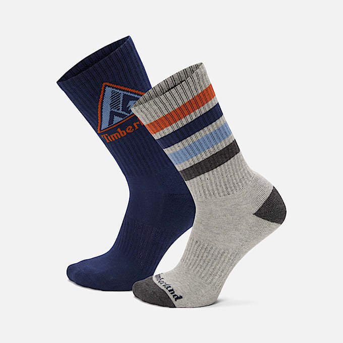 2-Pack Quad Stripe Crew Sock - 1