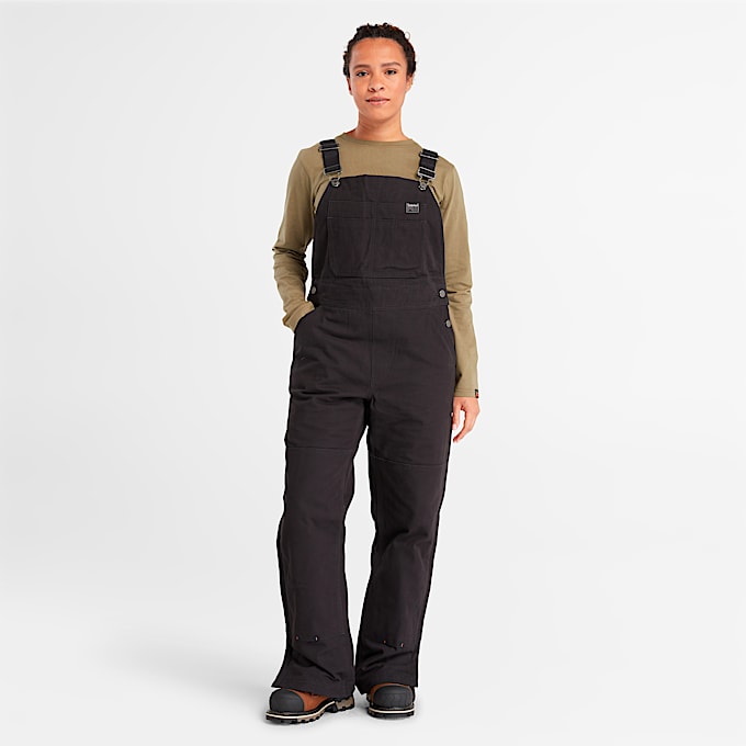 Womens Timberland PRO Gritman Insulated Bib Overall TBL Black ALT1