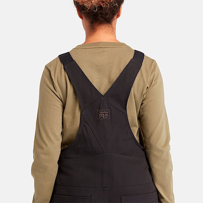 Womens Timberland PRO Gritman Insulated Bib Overall TBL Black ALT3