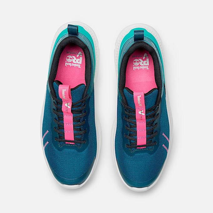 Womens Timberland PRO Setra Athletic Work Sneaker TBL Light Green ALT2