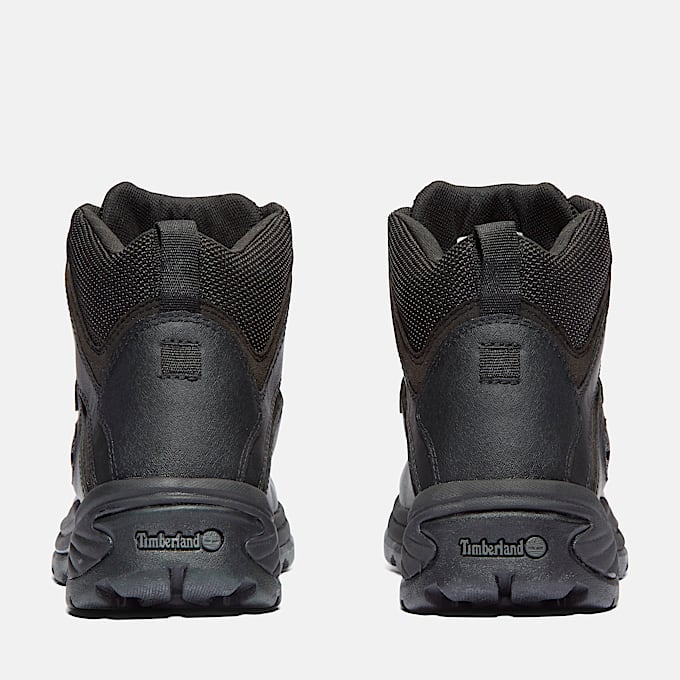 Mens White Ledge Mid Waterproof Hiking Boot TBL Black ALT5