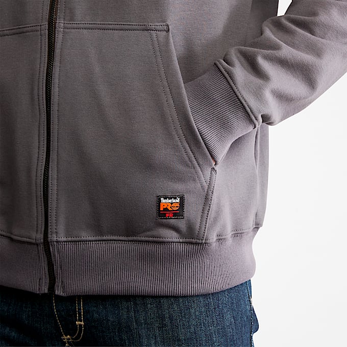 Mens Timberland PRO Hood Honcho FlameResistant FullZip Hoodie TBL Charcoal ALT6