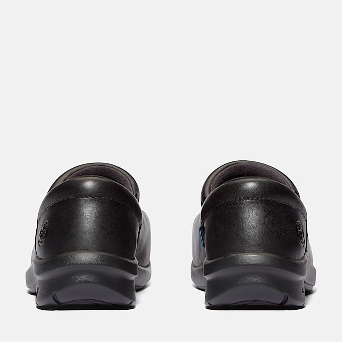 Womens Newbury Casual Alloy Toe Work Shoe TBL Black ALT5