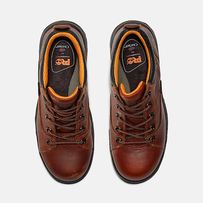 Womens TiTAN Casual Alloy Toe Work Shoe TBL Brown ALT2