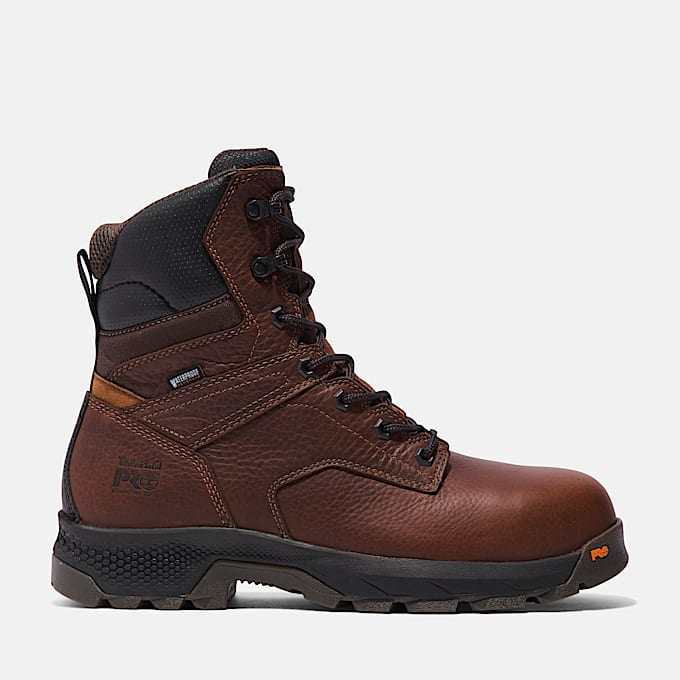 Mens TiTAN EV 8 Composite Toe Waterproof Work Boot TBL Teak Brown HERO