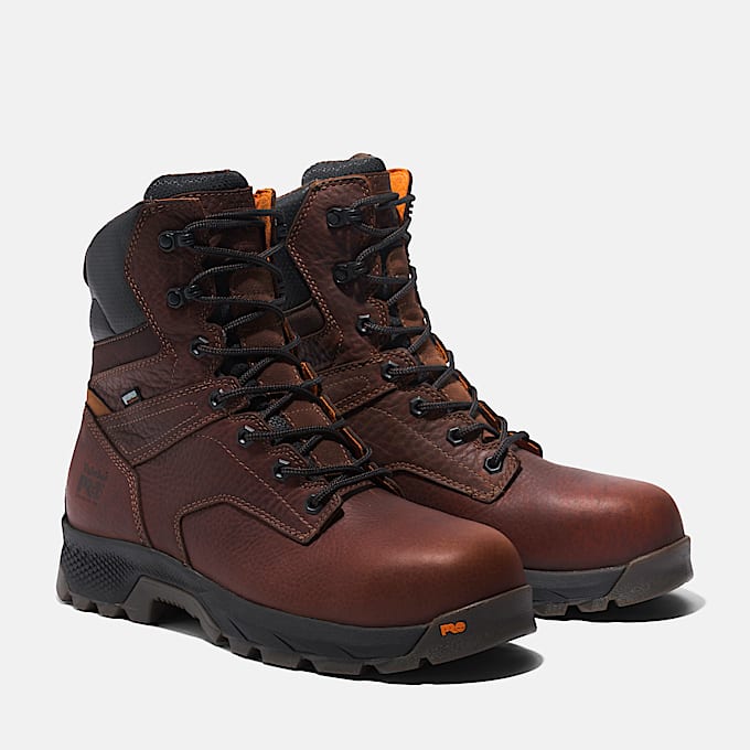 Mens TiTAN EV 8 Composite Toe Waterproof Work Boot TBL Teak Brown ALT4