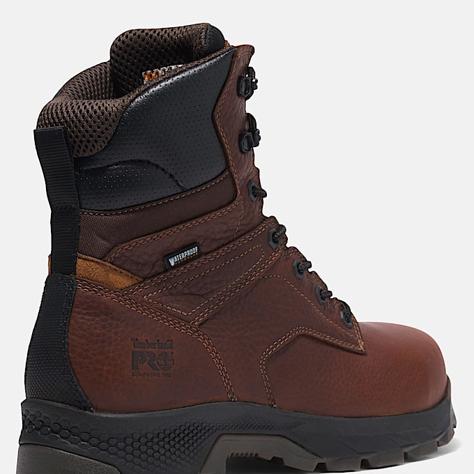Mens TiTAN EV 8 Composite Toe Waterproof Work Boot TBL Teak Brown ALT7