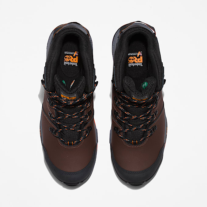 Mens Switchback Composite Toe Waterproof Work Boot TBL BrownOrange ALT2