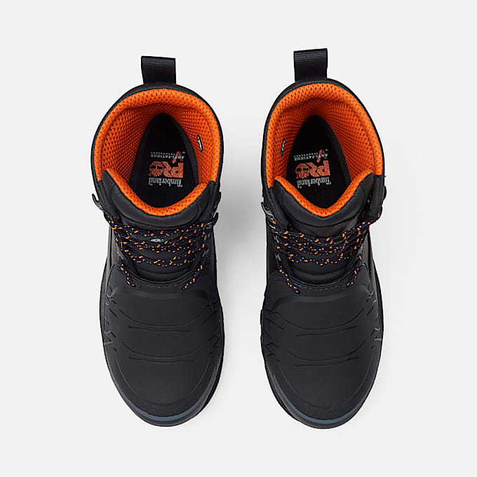 Mens Boondock CSA Met Guard 8 Work Boot TBL Black FullGrainOrange ALT2